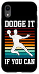 iPhone XR Funny Dodgeball game Design for a Dodgeball Player Case