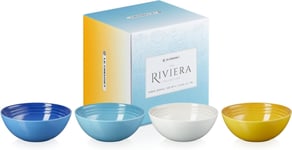 Le Creuset Set of 4 16 cm Cereal Bowls, Riviera Collection, 89198161219030
