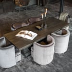 Artwood, Matbord Paris 100X240-330 Cm Us Brown