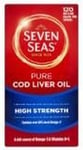Seven Seas Ltd Pure Cod Liver Oil Range High Strength Capsules Capsules 120 Pack