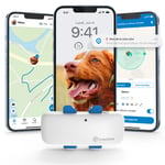 Tractive DOG 4 | Collier GPS chien avec moniteur de santé | Blanc | Neuf