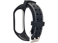 Beline Beline Pasek Smart Mi Band 3/4 Czarno-Biały Black/White