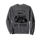 Vintage Tractor Lovers Farm Life Sweatshirt