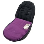 iCandy Purple Prism Fleece Lined Footmuff Cosy Toes Strawberry 2 Pram Buggy