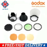 Godox AD200 Accessories AK-R1 Barn Door Snoot Color Filter Diffuser For V1 H200R