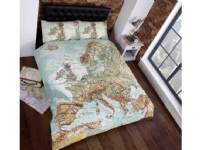 Sängkläder med karta över Europa