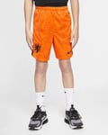 Nike Netherlands Stadium Home Older Kids Football Shorts Orange Black Size Small