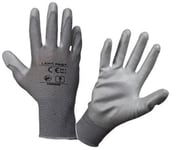 Lahti Pro Protective Gloves Coated With Polyurethane. L 12 Pairs - L230209w