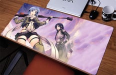 Sword Art Online Mouse Pad Rectangle Non-Slip Rubber Electronic Sports Oversized Large Mousepad Gaming Dedicated,for Laptop Computer & PC 11.8X31.5 Inch-700x300mm