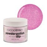 Cuccio Cuccio Powder Dip 2oz/56g - Baby Pink Glitter