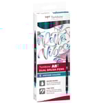 Tombow ABT Dual Brush pen 6-set Vintage