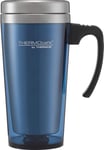 Thermocafé by Thermos, Plastic Translucent Travel Mug, Blue, 420 Ml