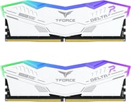 T-Force DELTA RGB White 32GB DDR5 6000MHz DIMM FF8D532G6000HC38ADC01