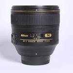 Nikon Used AF-S Nikkor 85mm f/1.4G Telephoto Prime Lens