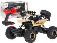 RC-bil Rock Crawler 1:12 4WD METALL guld