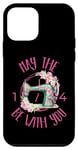 Coque pour iPhone 12 mini Funny May The 1/4 Be With You Fleur Machine à coudre Quiltin