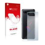 upscreen Screen Protector Film compatible with Asus ROG Phone 5 (Back) - 9H Glass Protection, Extreme Scratch Resistant