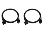 2 x Câble d'extension rallonge pour manette Nintendo NES - 1,8 mètre - Straße Game ®