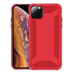 Mobile Phone Cases/Covers, For iPhone 11 Shockproof Frosted TPU Full Coverage Protective Case (Color : Red)