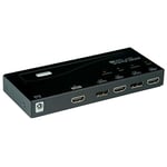 ROLINE Switch HDMI / DP 4 ports - résolution en qualité Full HD - HDCP - noir