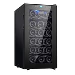 Multifunctional Wine Cooler with Wine Cooler, Single-Zone Wine Cooler Small Refrigerator, Suitable for Indoor Wine Cellar Kitchen Hotel Rooms,Home/Bar