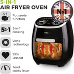 Tower Air Fryer Oven T17038 11L Manual  with Rotisserie 80200C, VORTX Technology