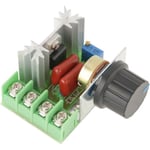 AC-motorvarvtalsregulator Spänningsregulator LED-dimrar 2000W AC 50-220V 25A