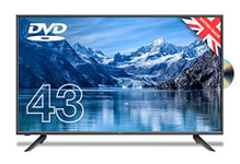 Cello C4320F 43 inch Full HD LED TV with Built-in DVD player and Freeview HD Built in Satellite receiver 3 x HDMI and USB 2.0 to record Live TV Easy to Setup Non-Smart Made in the UK