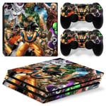 Kit De Autocollants Skin Decal Pour Console De Jeu Ps4 Pro Corps Entier One Piece Horizon, T1tn-P4pro-1386