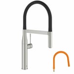 Grohe Köksblandare Essence 30294 Rostfri med Slang GroheFlexx Orange str790386790396