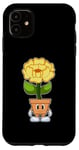 iPhone 11 Plant pot Peony Flower Case