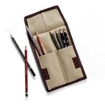 Derwent Canvas Pocket Pencil Wrap, 12 Pencils Storage Capacity, Professional Qu