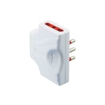 Rosi Materiale Elettrico - Space save triple adapter 16a 2p 2p+t white color rs78132