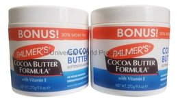 2 x Palmer's Cocoa Butter Formula Cream 270g With Vitamin E
