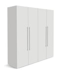 Habitat Atlas 4 Door Wardrobe - White