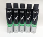 Sure Men Quantum Dry Deodorant Anti-Perspirant Pack of 6 - 200ml