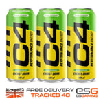 Cellucor C4 Energy Twisted Limeade Pre Workout 3x500ml RTD Cans Sugar Free