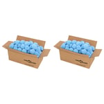 vidaXL Antibakteriella filterbollar blå 1400 g polyeten 3155075