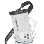 Case-Mate - IP68 Waterproof Phone Pouch/Case [Touchscreen Compatible] - Floating Waterproof Phone Case w/Crossbody Lanyard for iPhone 14 Pro Max/ 13 Pro Max/ 12 Pro Max/ 11/ S22 Ultra - Sand Dollar