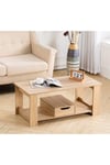 Coffee Table with Storage Small Tea Table Desk Wooden Living Room Furniture