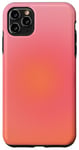 Coque pour iPhone 11 Pro Max Esthétique Aura Mignon Dégradé Pink Et Orange