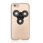 EDC Tri Fidget Spinner Skal till iPhone 6 (S) Plus - Gold - TheMobileStore iPhone 6S Plus tillbehör