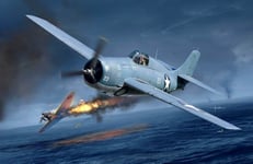 Model Plastikowy Usn F4f-4 Wildcat Battle Of Midway 1/48