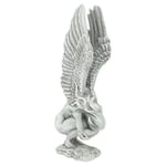 Design Toscano Ange Souvenir et Rédemption Statue Religieuse de Jardin, Moyen 38 cm, polyrésine, pierre antique