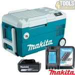 Makita DCW180 18V LXT Cooler & Warmer Box With 1 x 5.0Ah Battery & Charger