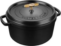Staub - Buster + Punch Cocotte - Black - 28 cm