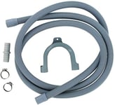 Utiz 2.5m Drain Hose Extension Pipe Kit For Washing Machine Washer Dryer Dishwasher