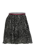 Aop Pleated Chiffon Skirt *Villkorat Erbjudande Dresses & Skirts Short Multi/mönstrad Tommy Hilfiger