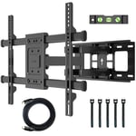 TV Bracket Tilt Swivel Wall Mount for 32-70 inch LED LCD Flat & Curved Screen