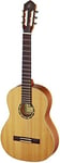 Ortega Guitars R131L Family Series Pro Left Handed Nylon 6-String Guitar with Cedar Top, Mahogany Body, Satin Finish